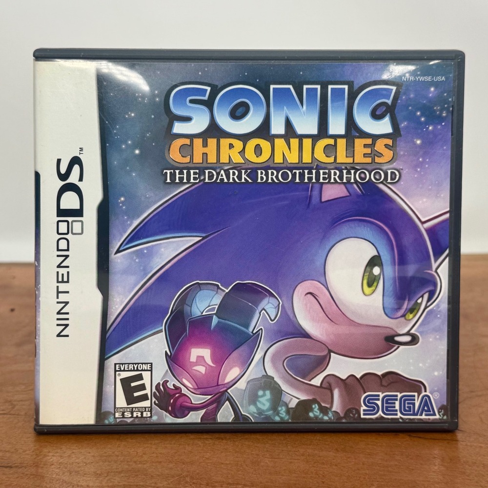 Sonic Chronicles The Dark Brotherhood Nintendo DS SEGA BioWare Box & Game